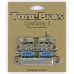 TonePros LPM04 Standard Tuneomatic Tailpiece Set (Small Posts/ Notched Saddles)