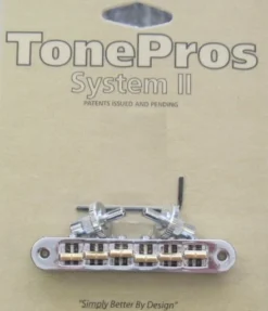 TonePros Standard Thread Alternative Saddles Nashville, Raw Bell Brass, Pre-notched