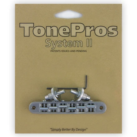 TonePros TP6 Standard Tuneomatic Bridge (small Posts) 1 TonePros TP6 Standard Tuneomatic Bridge (small Posts)