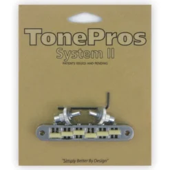 TonePros TP6G Standard Tuneomatic (small Posts, Notched “G Formula” Saddles)