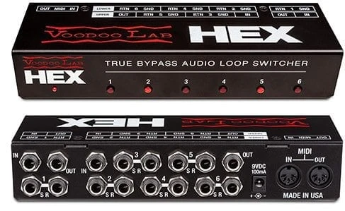 Voodoo Lab HEX Audio Loop Switcher 1 Voodoo Lab HEX Audio Loop Switcher