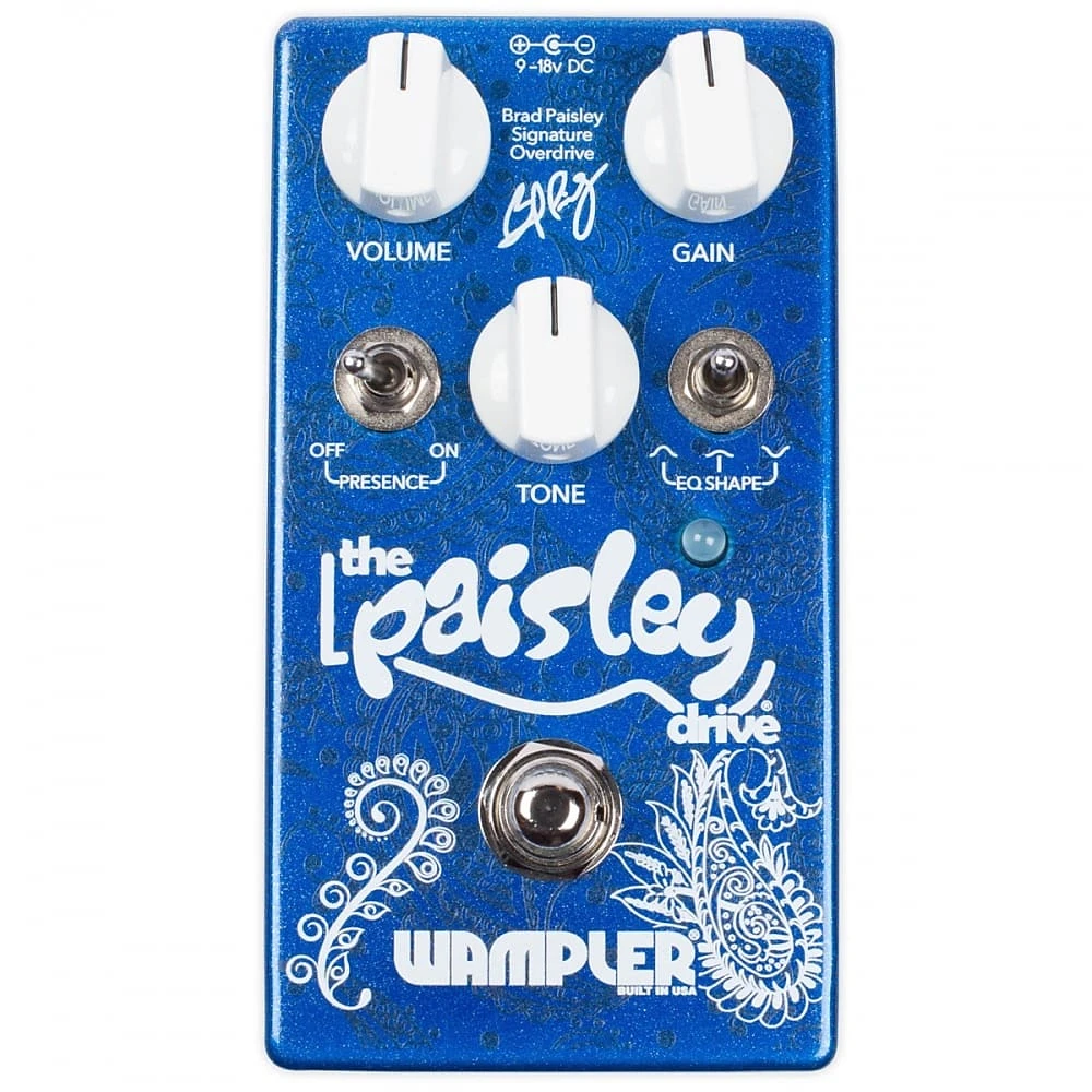 Wampler Paisley Drive Overdrive Pedal 1 Wampler Paisley Drive Overdrive Pedal