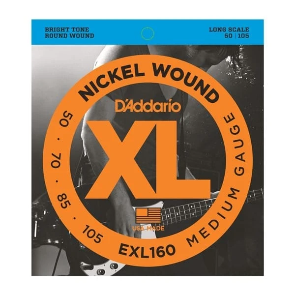 D’Addario EXL160 Long Scale Bass Strings 50-105 1 D’Addario EXL160 Long Scale Bass Strings 50-105