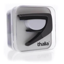 Thalia Exotic Capo Mother Of Pearl Shell (Black Chrome) -Guitar Music Store da th cb200 mp capo exotic mother pearl shell blk 03