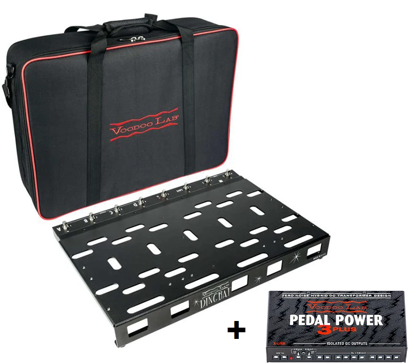 Voodoo Lab Dingbat Pedalboard With PX-8 PLUS Pedal Switcher And Pedal Power 3 Plus 1 Voodoo Lab Dingbat Pedalboard With PX-8 PLUS Pedal Switcher And Pedal Power 3 Plus