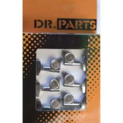 Dr. Parts 641 3-a-Side Machine Heads Set Of 6 Chrome