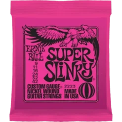 Ernie Ball Super Slinky Electric Guitar Strings (9-42)