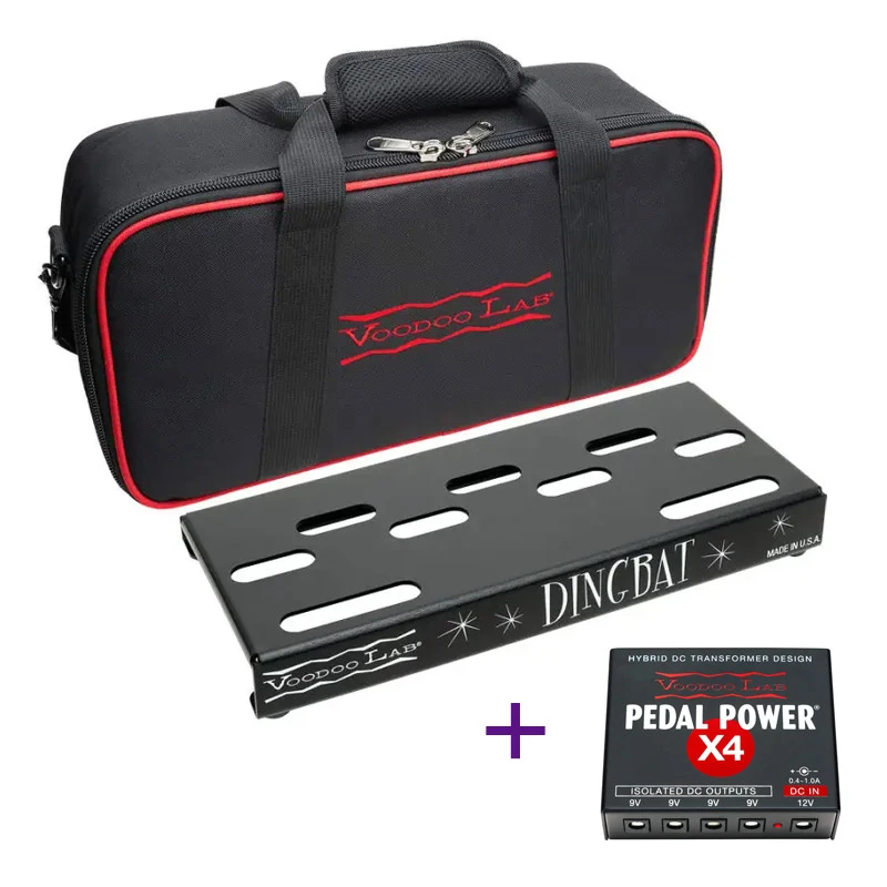 Voodoo Lab Dingbat TINY Pedalboard Power Package With Pedal Power X4 1 Voodoo Lab Dingbat TINY Pedalboard Power Package With Pedal Power X4